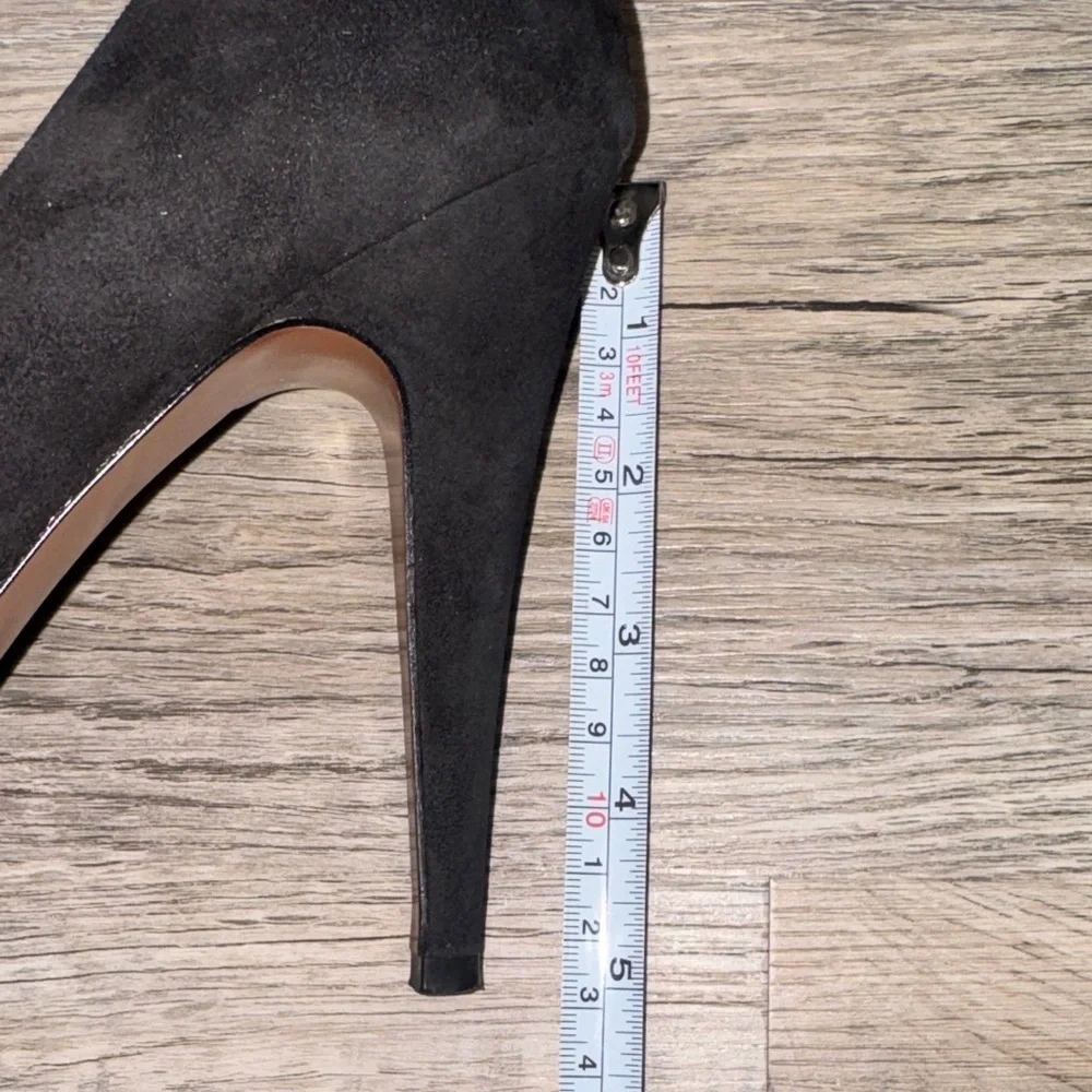 BCBGeneration Black Heels with Embellished Accents - Picture 5 of 8